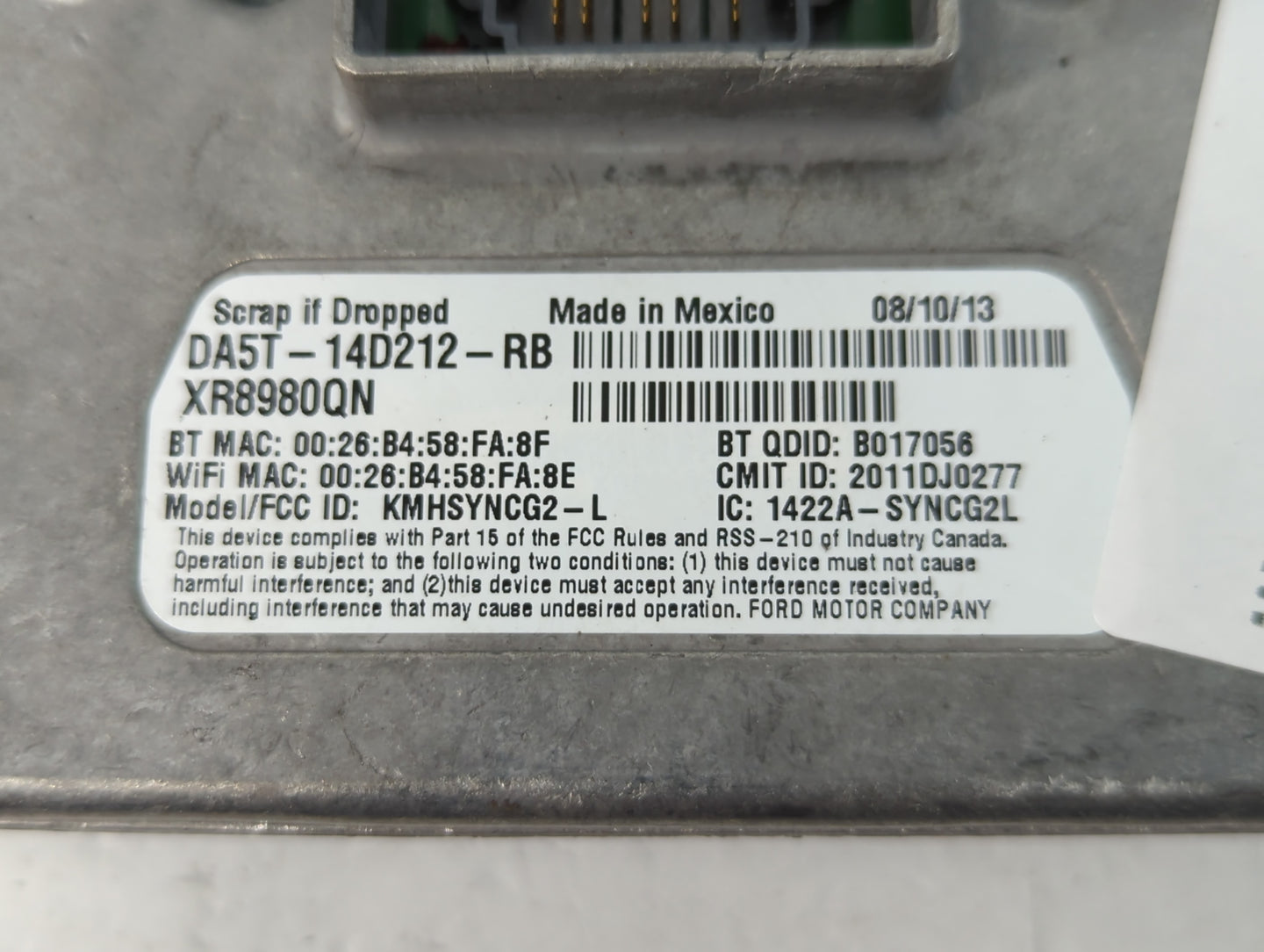 2014-2014 Ford Explorer Radio Control Panel - Oemusedautoparts1.com