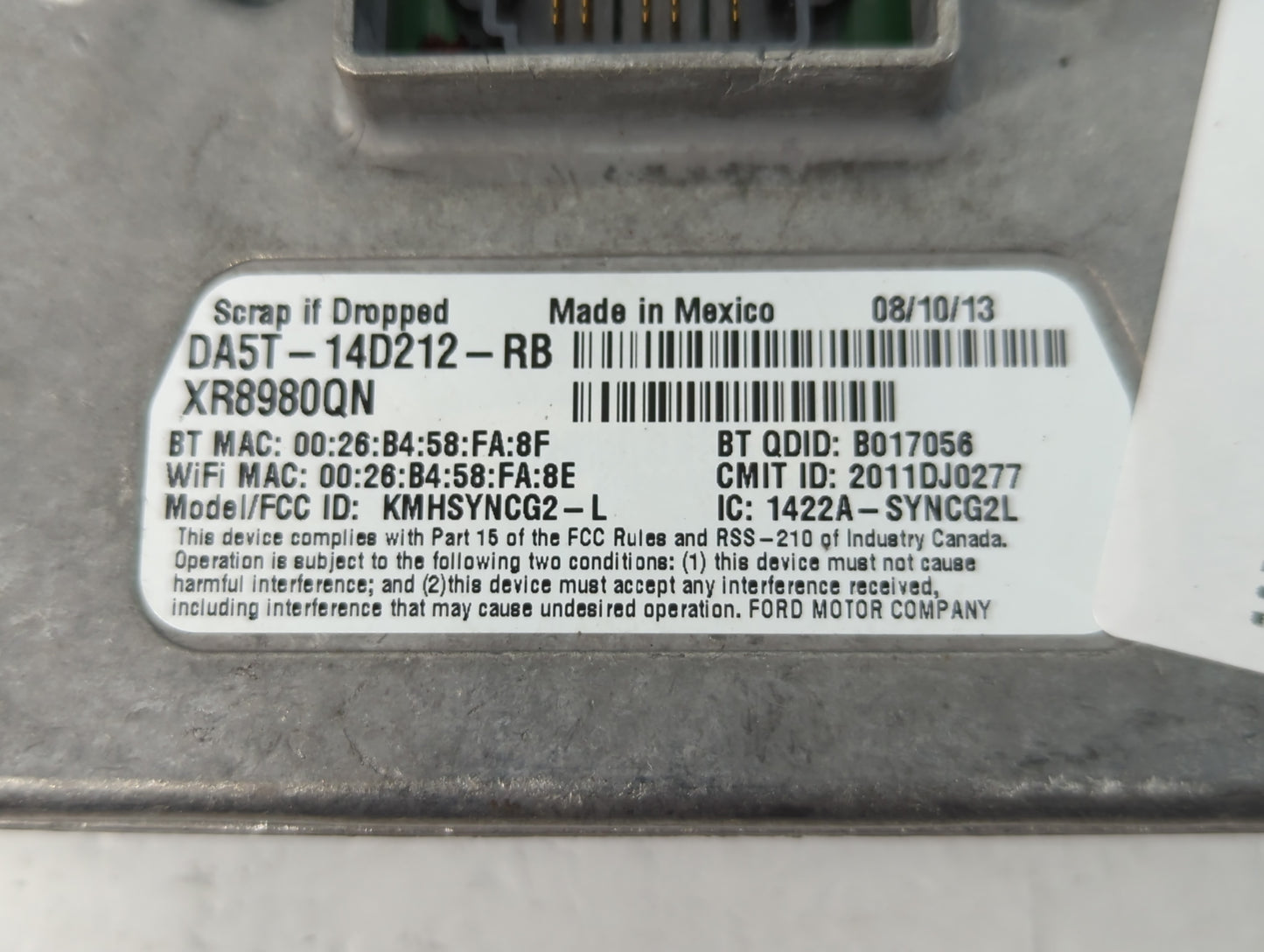 2014-2014 Ford Explorer Radio Control Panel - Oemusedautoparts1.com