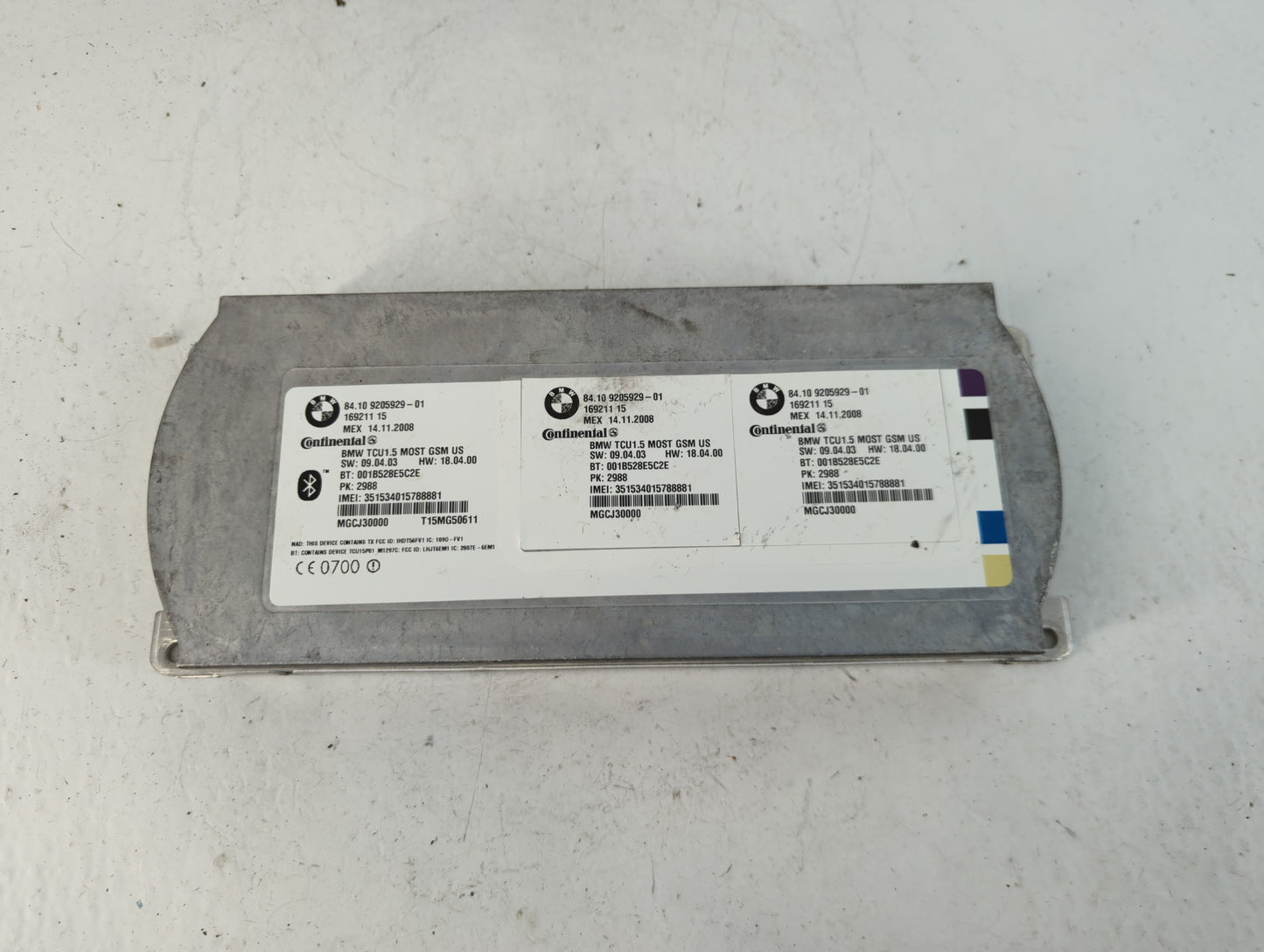 2006-2006 Bmw X5 Bluetooth Phone Communication Control Module Ccm Oem - Oemusedautoparts1.com