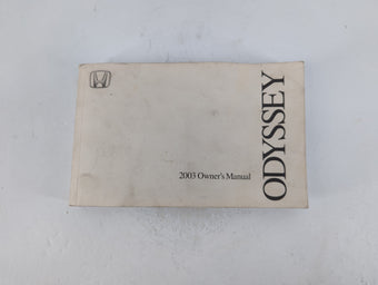 compare product 2003 Honda Odyssey Owners Manual Book Guide P/N:00X31-S0X-6401 OEM Used Auto Parts