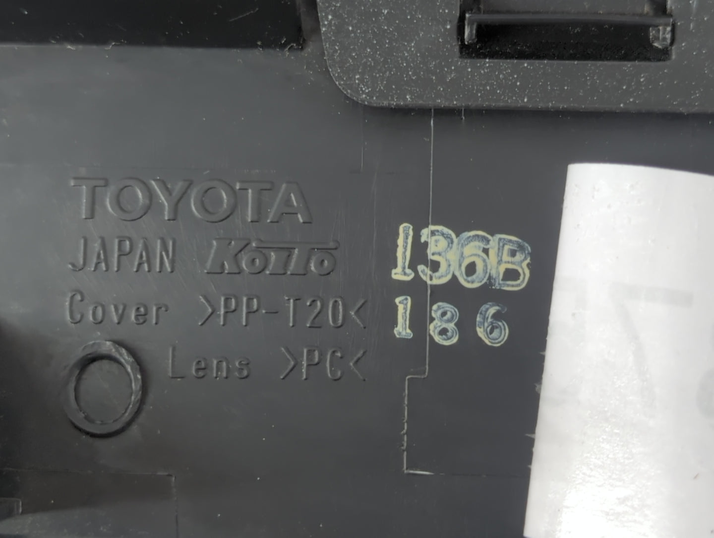 2012 Toyota Yaris Third Brake Light Tail Light Fits OEM Used Auto Parts - Oemusedautoparts1.com