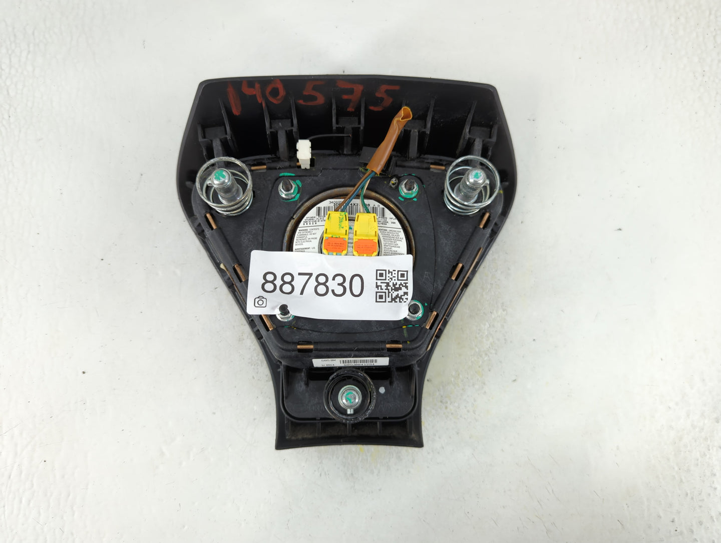 2011 Hyundai Sonata Air Bag Driver Left Steering Wheel Mounted P/N:585W0841294 W 084, 585 BK Fits OEM Used Auto Parts - Oemusedautoparts1.com