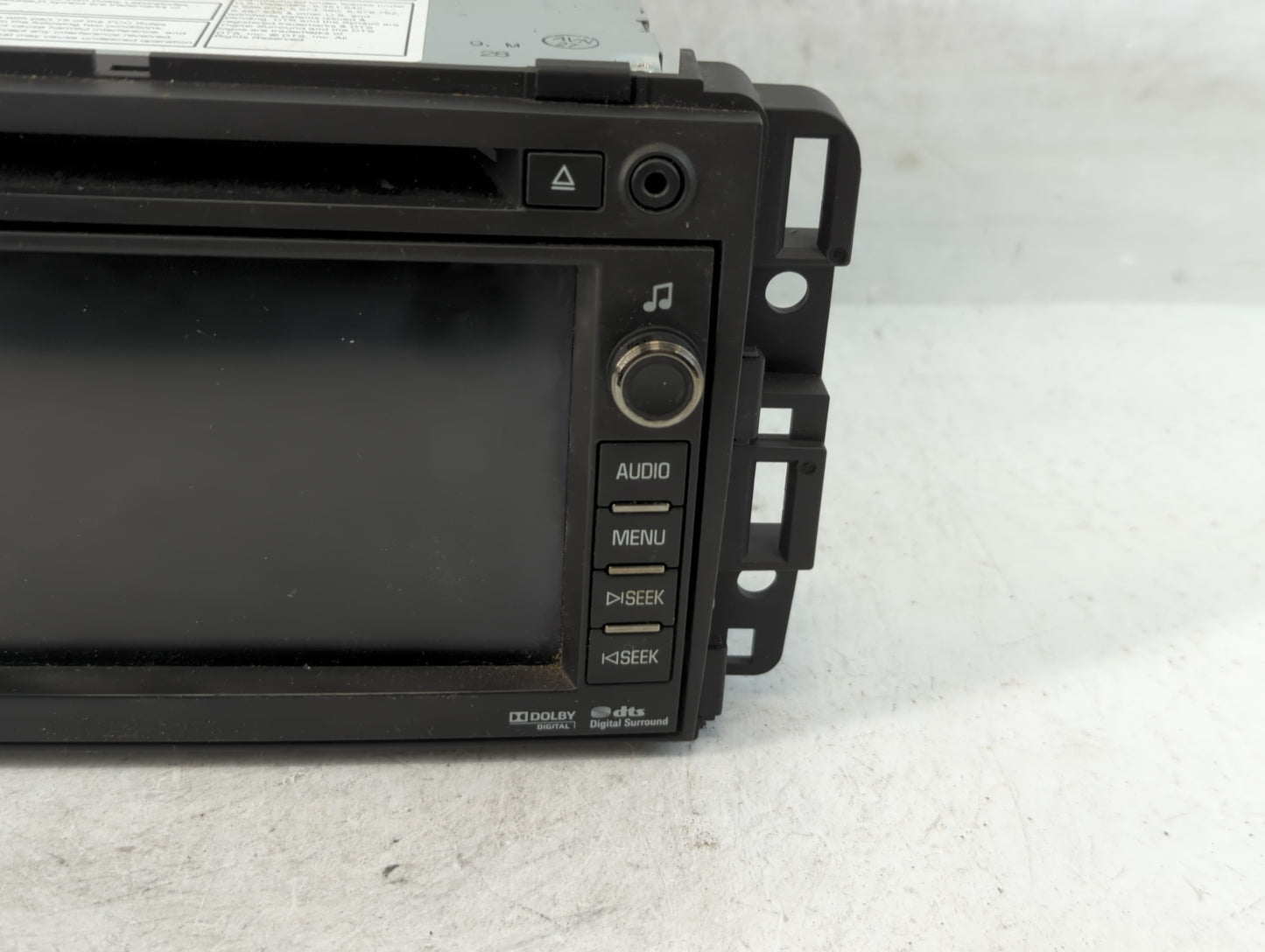 2011 Gmc Yukon Xl 1500 Radio AM FM Cd Player Receiver Replacement P/N:20883054 Fits OEM Used Auto Parts