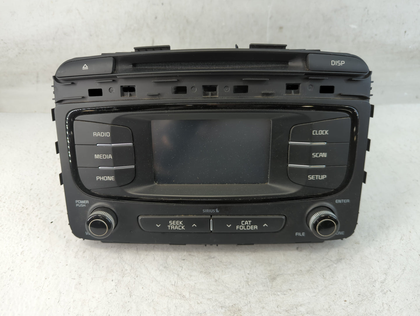 2016-2018 Kia Sorento Radio AM FM Cd Player Receiver Replacement P/N:96180-C6000WK Fits Fits 2016 2017 2018 OEM Used Auto Parts - Oemusedautoparts1.com