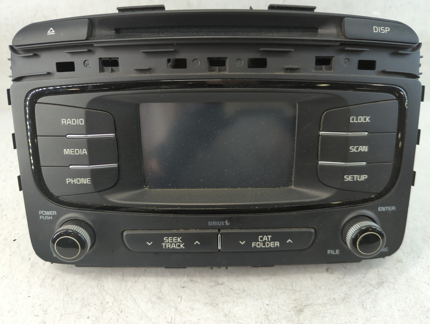 2016-2018 Kia Sorento Radio AM FM Cd Player Receiver Replacement P/N:96180-C6000WK Fits Fits 2016 2017 2018 OEM Used Auto Parts - Oemusedautoparts1.com
