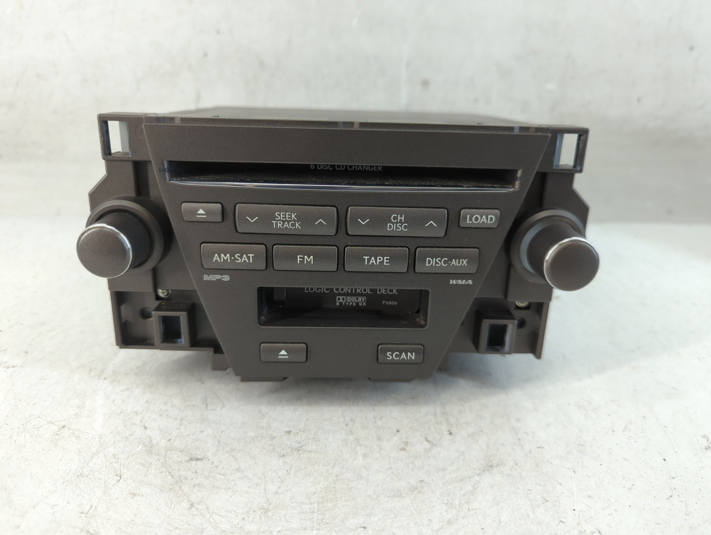 2007-2009 Lexus Es350 Radio AM FM Cd Player Receiver Replacement P/N:86120-33730 Fits Fits 2007 2008 2009 OEM Used Auto Parts - Oemusedautoparts1.com