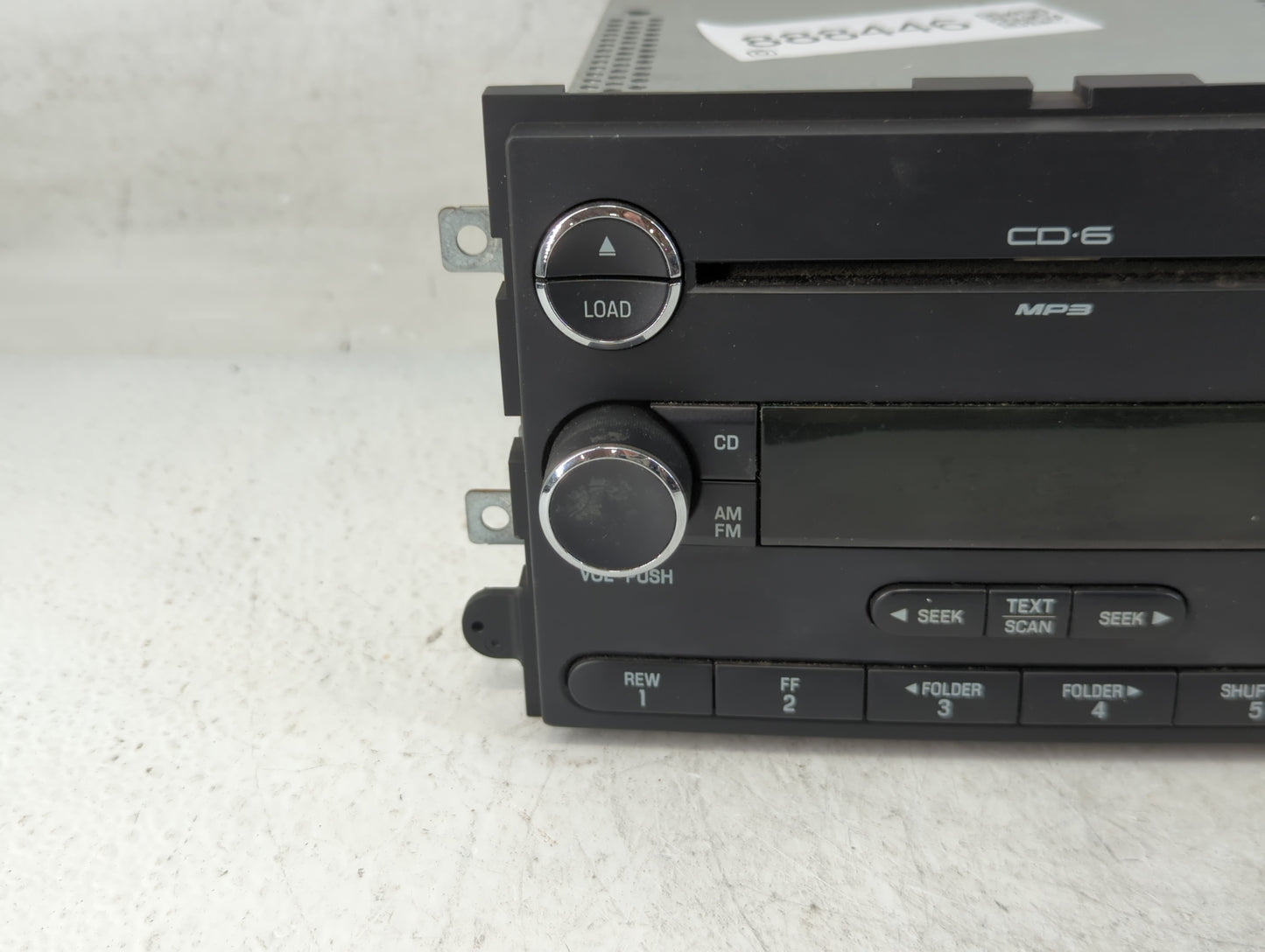 2008-2009 Mercury Mountaineer Radio AM FM Cd Player Receiver Replacement P/N:8L2T-18C815-BG Fits Fits 2008 2009 OEM Used Auto Parts