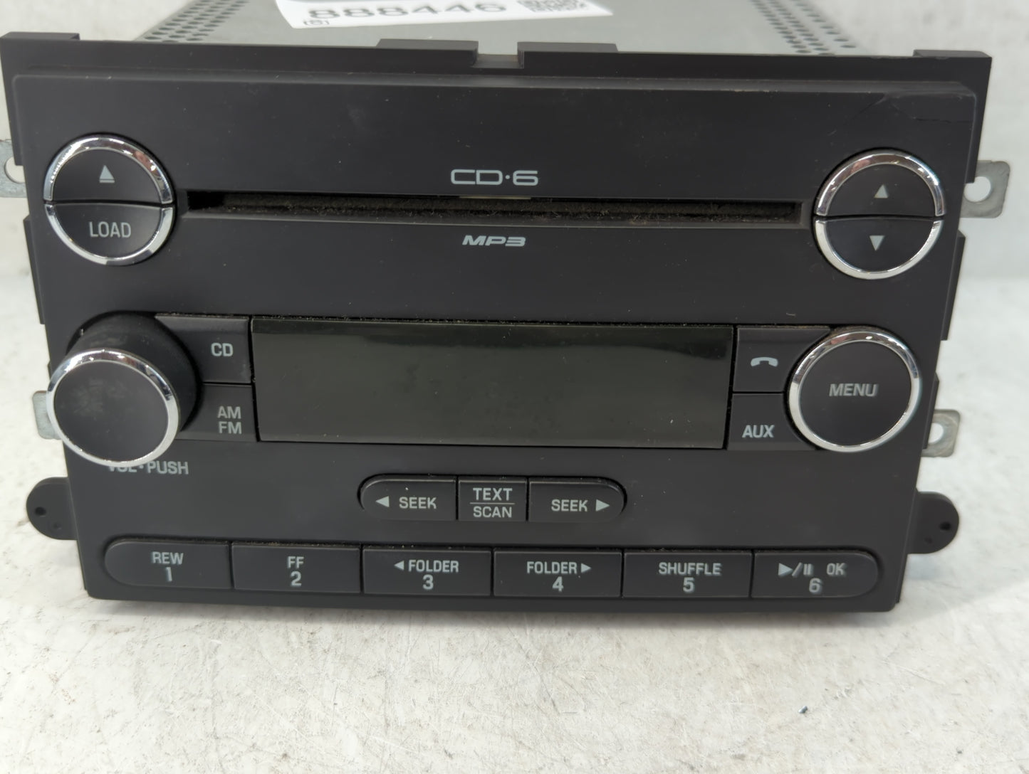 2008-2009 Mercury Mountaineer Radio AM FM Cd Player Receiver Replacement P/N:8L2T-18C815-BG Fits Fits 2008 2009 OEM Used Auto Parts