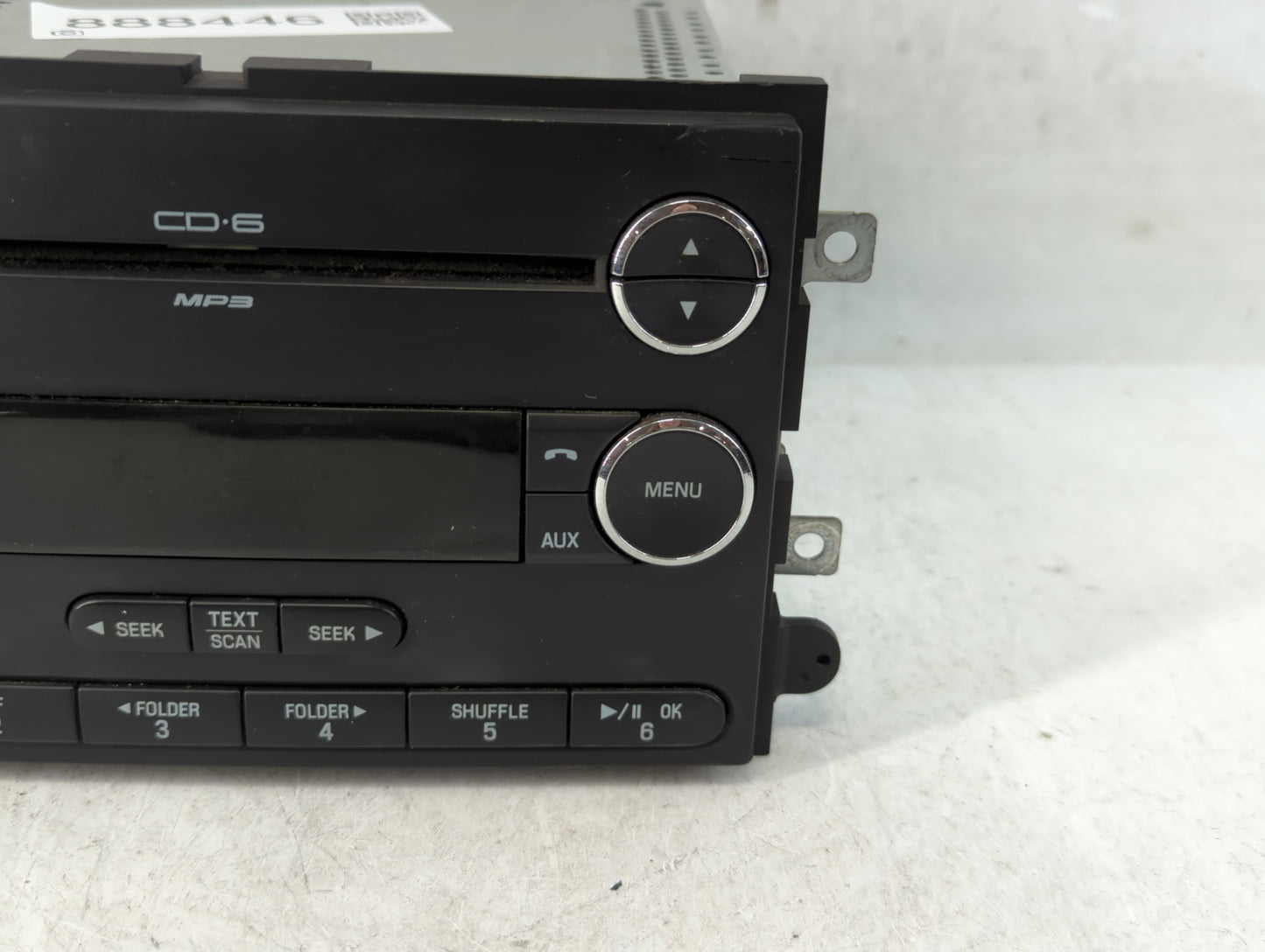 2008-2009 Mercury Mountaineer Radio AM FM Cd Player Receiver Replacement P/N:8L2T-18C815-BG Fits Fits 2008 2009 OEM Used Auto Parts