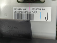 2017-2020 Infiniti Qx60 Radio AM FM Cd Player Receiver Replacement P/N:283959NJ0A Fits Fits 2017 2018 2019 2020 OEM Used Auto Parts - Oemusedautoparts1.com
