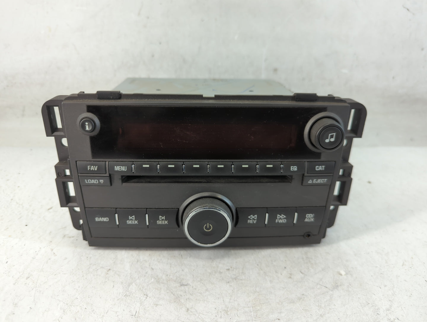2007-2008 Pontiac Torrent Radio AM FM Cd Player Receiver Replacement P/N:22736965 Fits Fits 2007 2008 OEM Used Auto Parts - Oemusedautoparts1.com