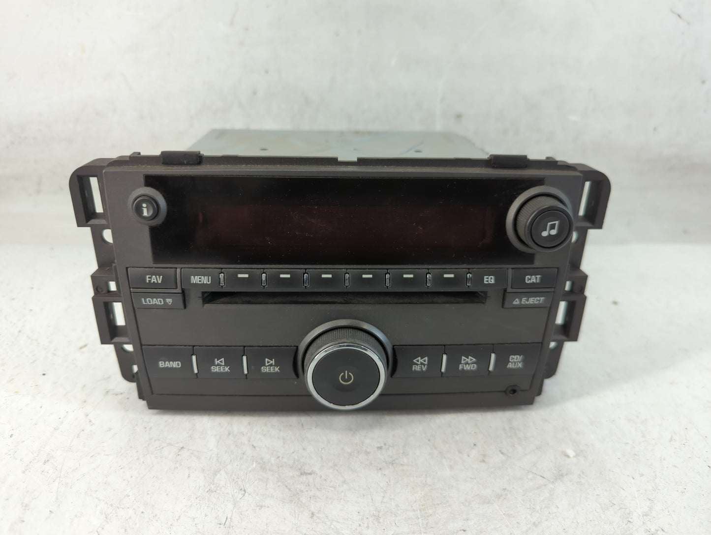 2007-2008 Pontiac Torrent Radio AM FM Cd Player Receiver Replacement P/N:22736965 Fits Fits 2007 2008 OEM Used Auto Parts - Oemusedautoparts1.com