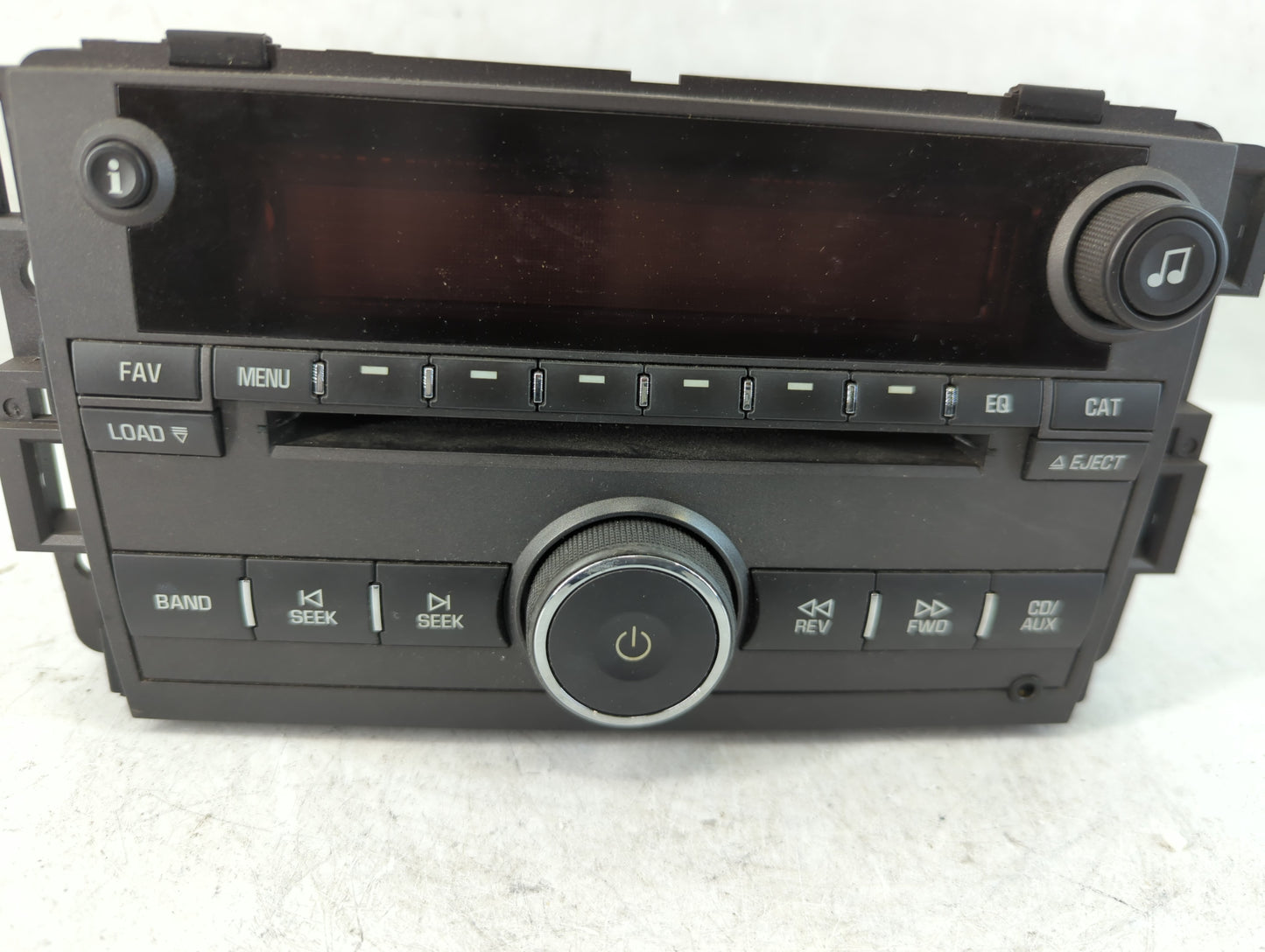 2007-2008 Pontiac Torrent Radio AM FM Cd Player Receiver Replacement P/N:22736965 Fits Fits 2007 2008 OEM Used Auto Parts - Oemusedautoparts1.com