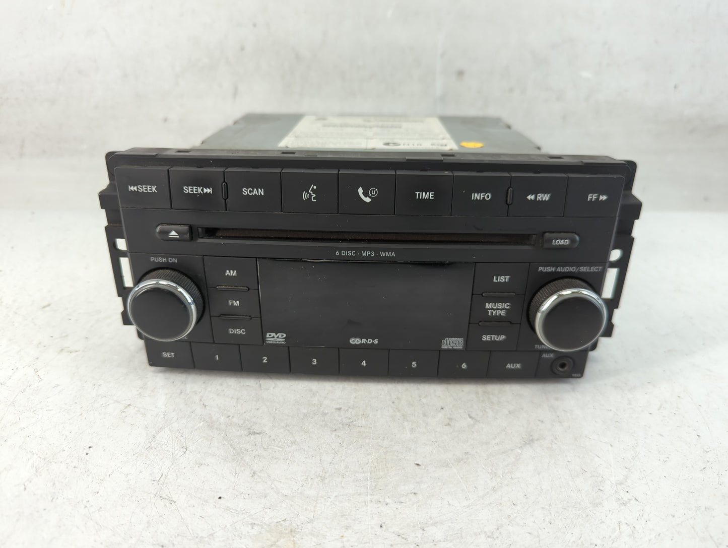 2008-2010 Chrysler 300 Radio AM FM Cd Player Receiver Replacement P/N:05064923AE Fits Fits 2008 2009 2010 OEM Used Auto Parts