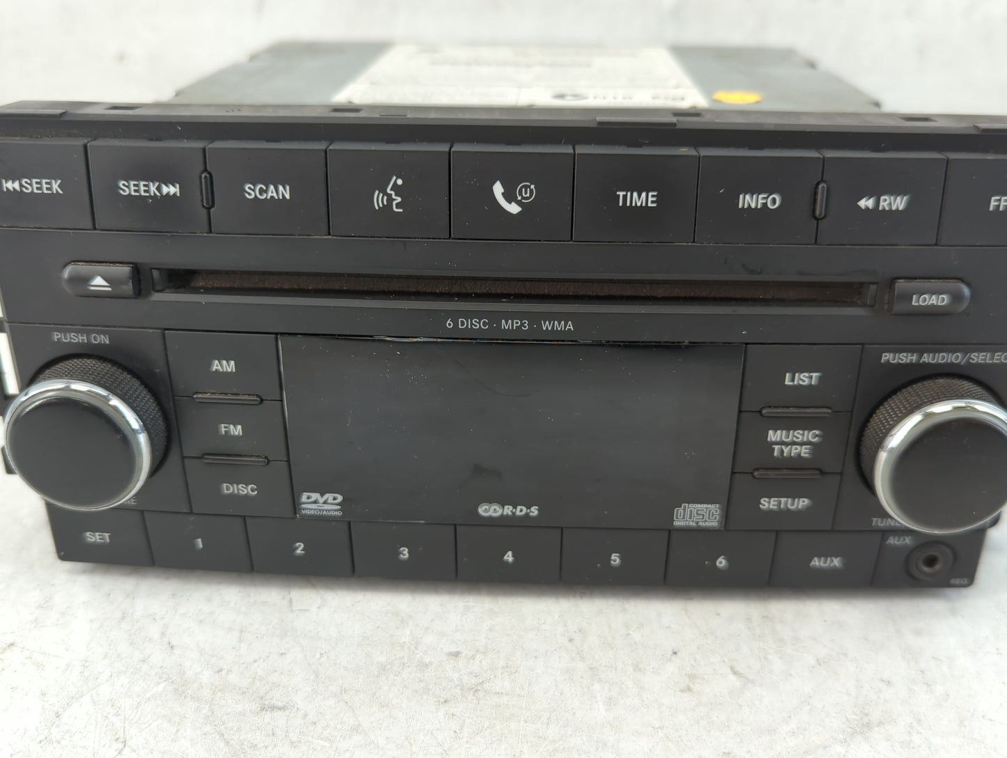 2008-2010 Chrysler 300 Radio AM FM Cd Player Receiver Replacement P/N:05064923AE Fits Fits 2008 2009 2010 OEM Used Auto Parts