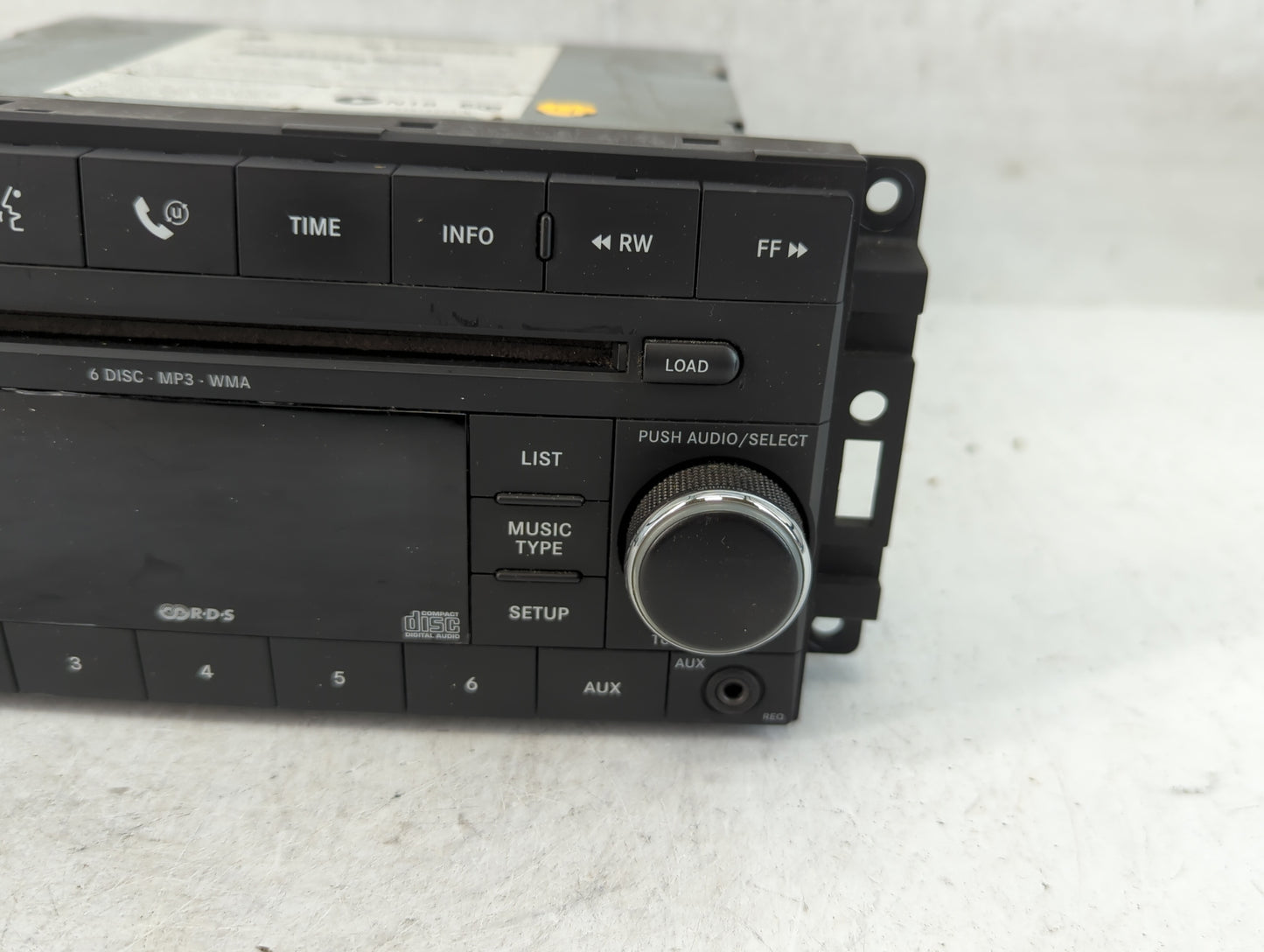 2008-2010 Chrysler 300 Radio AM FM Cd Player Receiver Replacement P/N:05064923AE Fits Fits 2008 2009 2010 OEM Used Auto Parts