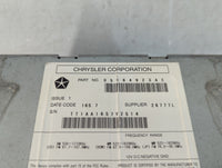 2008-2010 Chrysler 300 Radio AM FM Cd Player Receiver Replacement P/N:05064923AE Fits Fits 2008 2009 2010 OEM Used Auto Parts