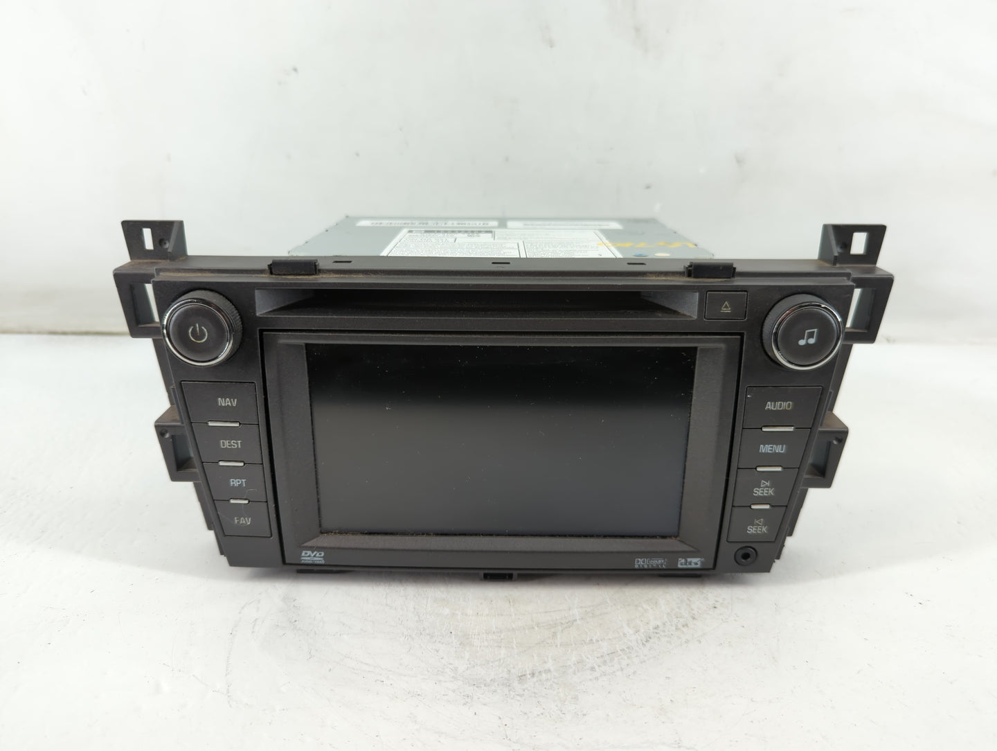 2007-2008 Cadillac Srx Radio AM FM Cd Player Receiver Replacement Fits Fits 2007 2008 OEM Used Auto Parts - Oemusedautoparts1.com