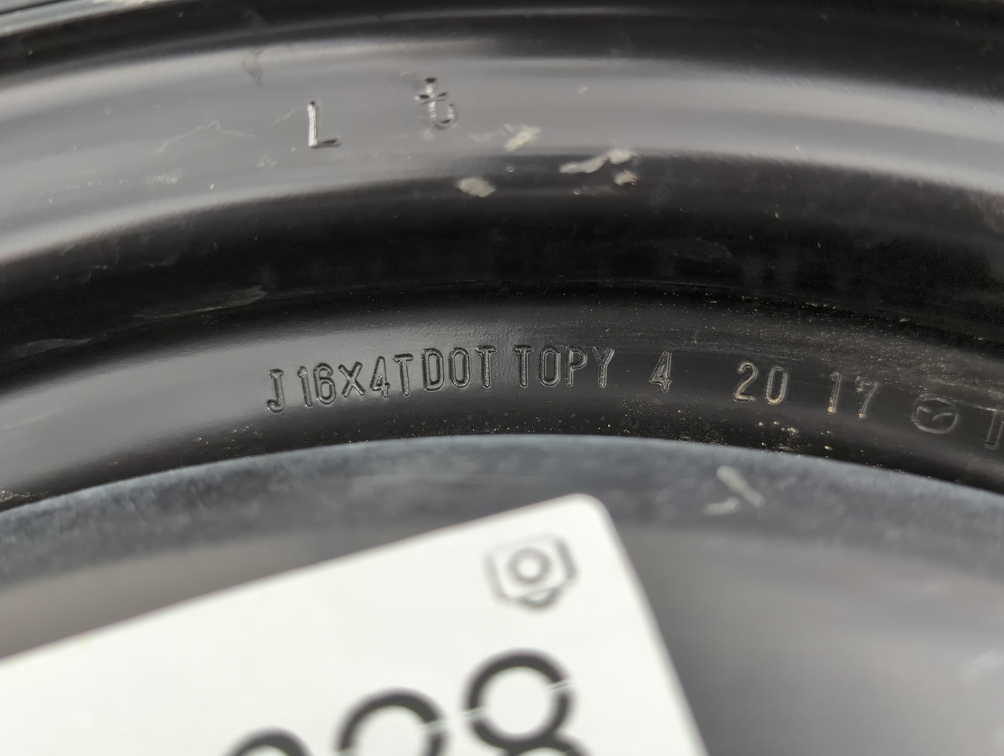 2014-2015 Nissan Rogue Spare Donut Tire Wheel Rim Oem