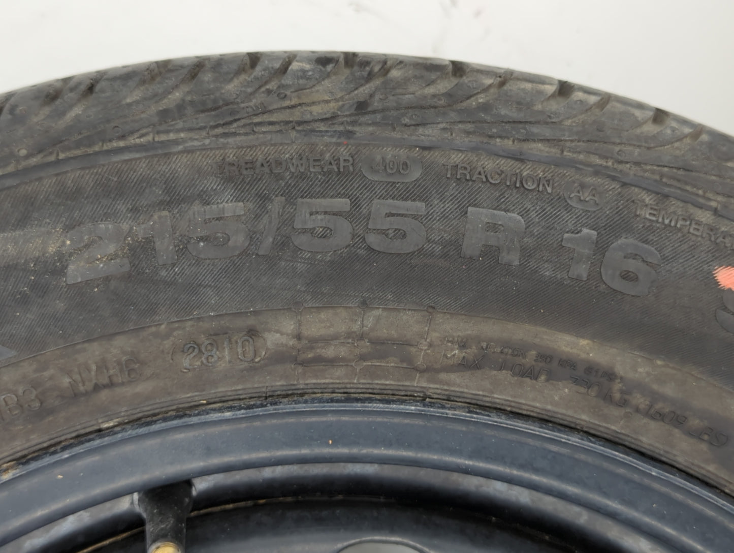 2009-2017 Volkswagen Cc Spare Donut Tire Wheel Rim Oem