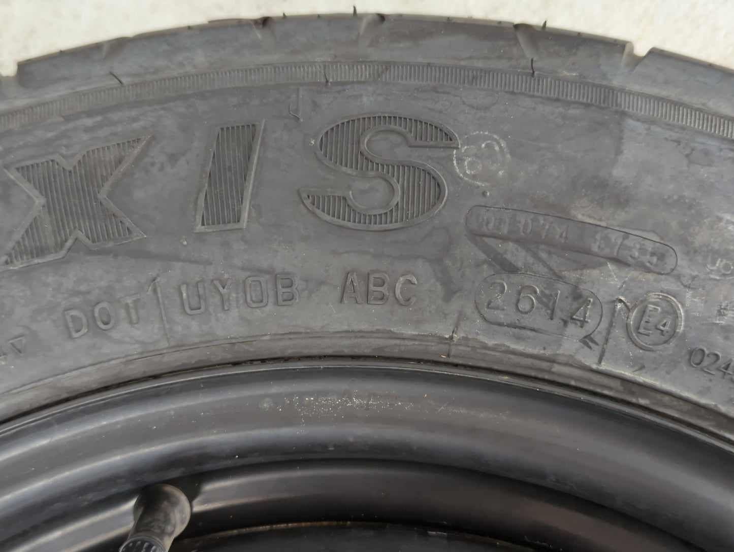 2014-2015 Nissan Rogue Spare Donut Tire Wheel Rim Oem