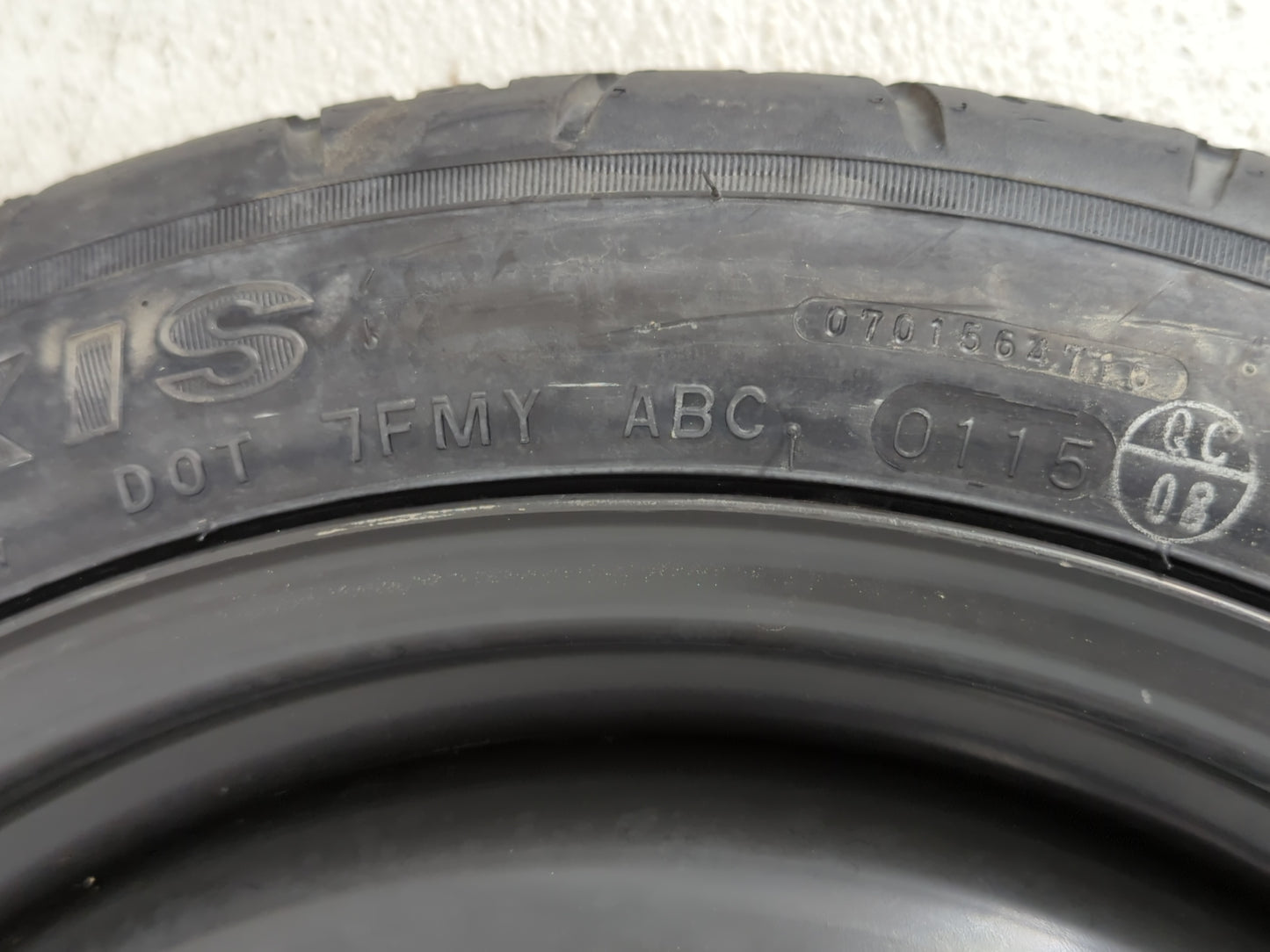 2013-2015 Nissan Sentra Spare Donut Tire Wheel Rim Oem