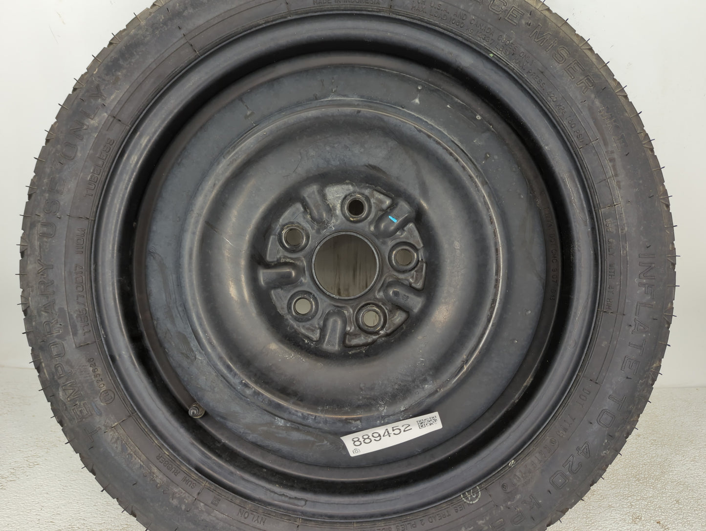 2009-2013 Subaru Forester Spare Donut Tire Wheel Rim Oem