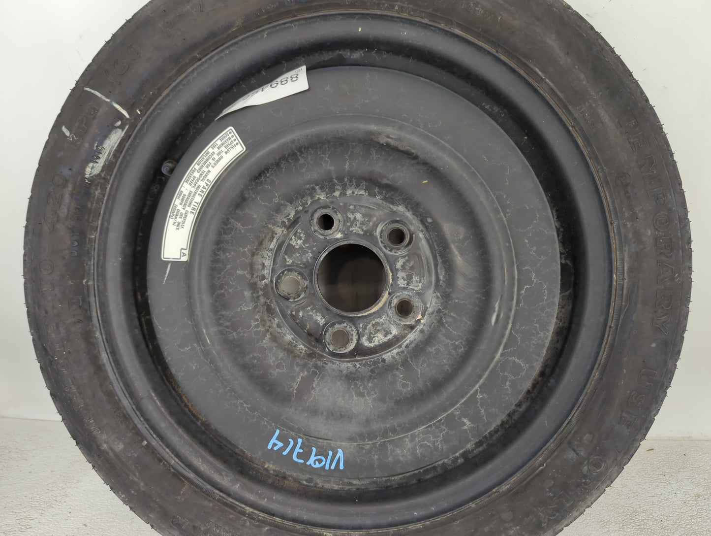 2016-2022 Honda Accord Spare Donut Tire Wheel Rim Oem