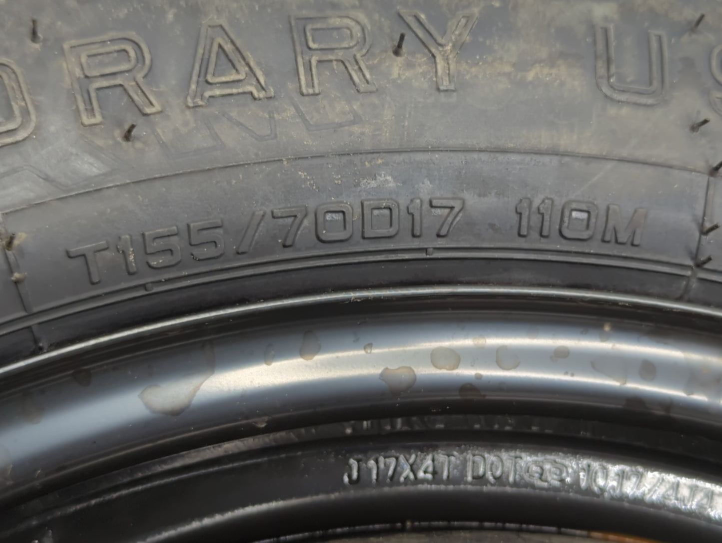 2009-2013 Subaru Forester Spare Donut Tire Wheel Rim Oem