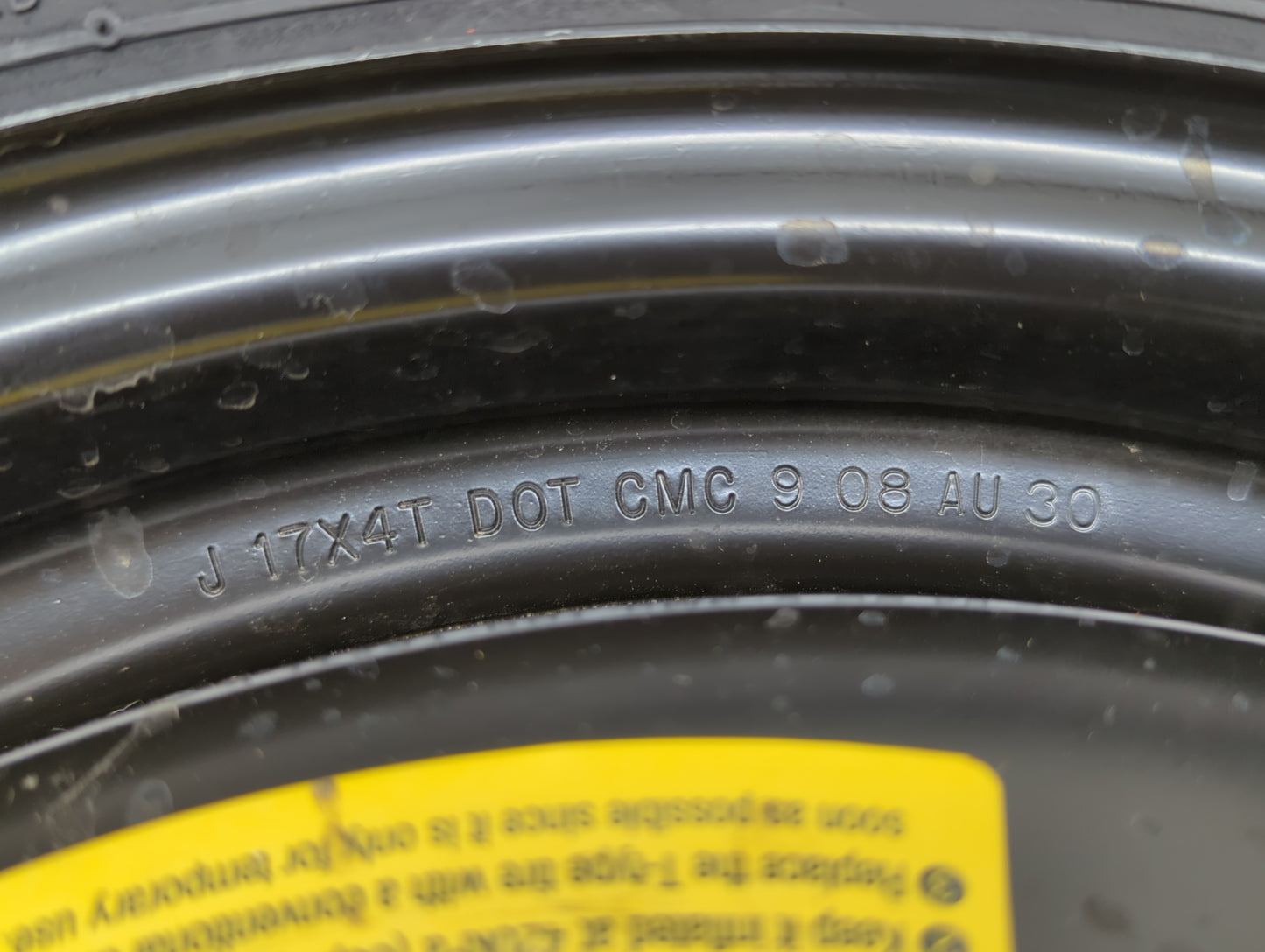 2009-2013 Subaru Forester Spare Donut Tire Wheel Rim Oem