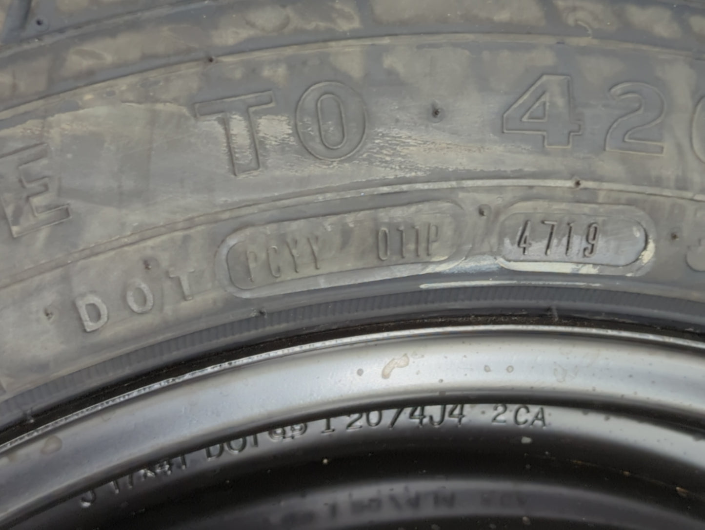 2009-2013 Subaru Forester Spare Donut Tire Wheel Rim Oem