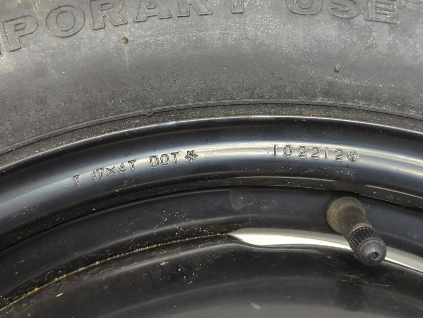 2009-2016 Hyundai Genesis Spare Donut Tire Wheel Rim Oem