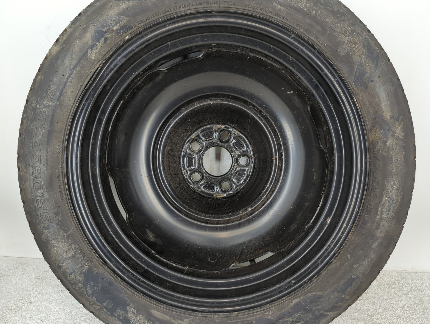 2009-2016 Hyundai Genesis Spare Donut Tire Wheel Rim Oem