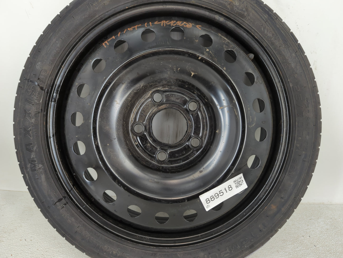 2011-2017 Buick Regal Spare Donut Tire Wheel Rim Oem