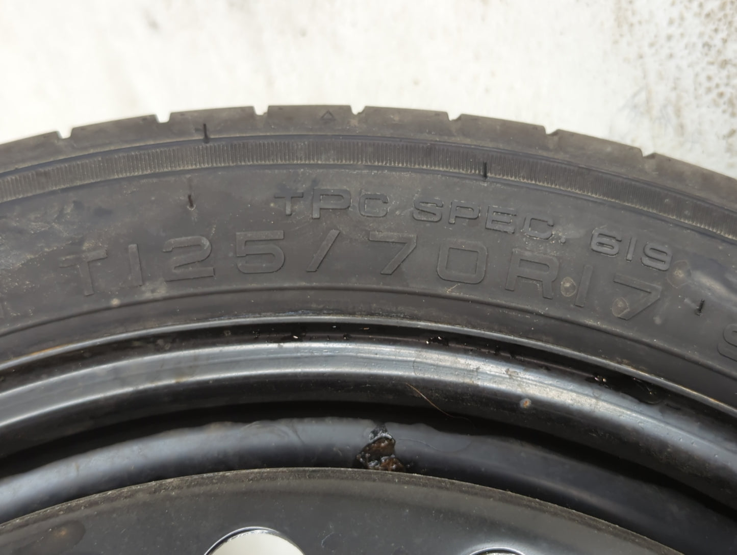 2011-2017 Buick Regal Spare Donut Tire Wheel Rim Oem