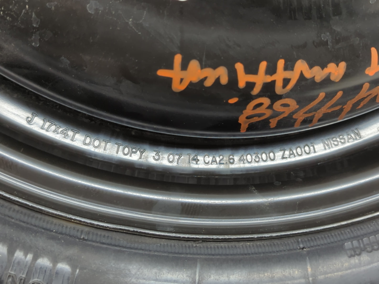 2004-2022 Nissan Maxima Spare Donut Tire Wheel Rim Oem