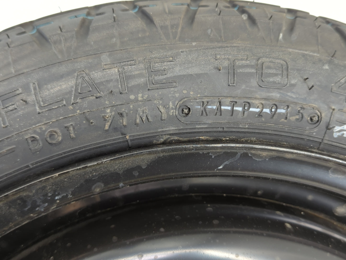 2006-2015 Hyundai Tucson Spare Donut Tire Wheel Rim Oem