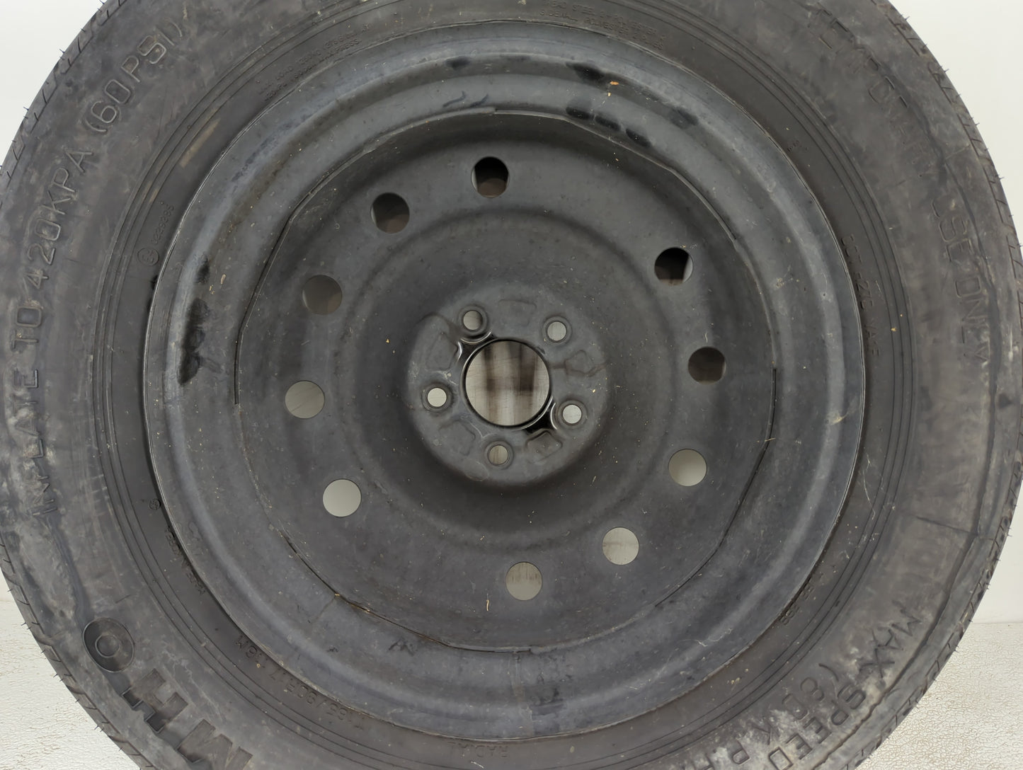 2016 Subaru Brz Spare Donut Tire Wheel Rim Oem