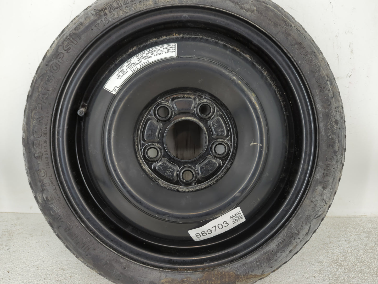 2006-2015 Hyundai Tucson Spare Donut Tire Wheel Rim Oem