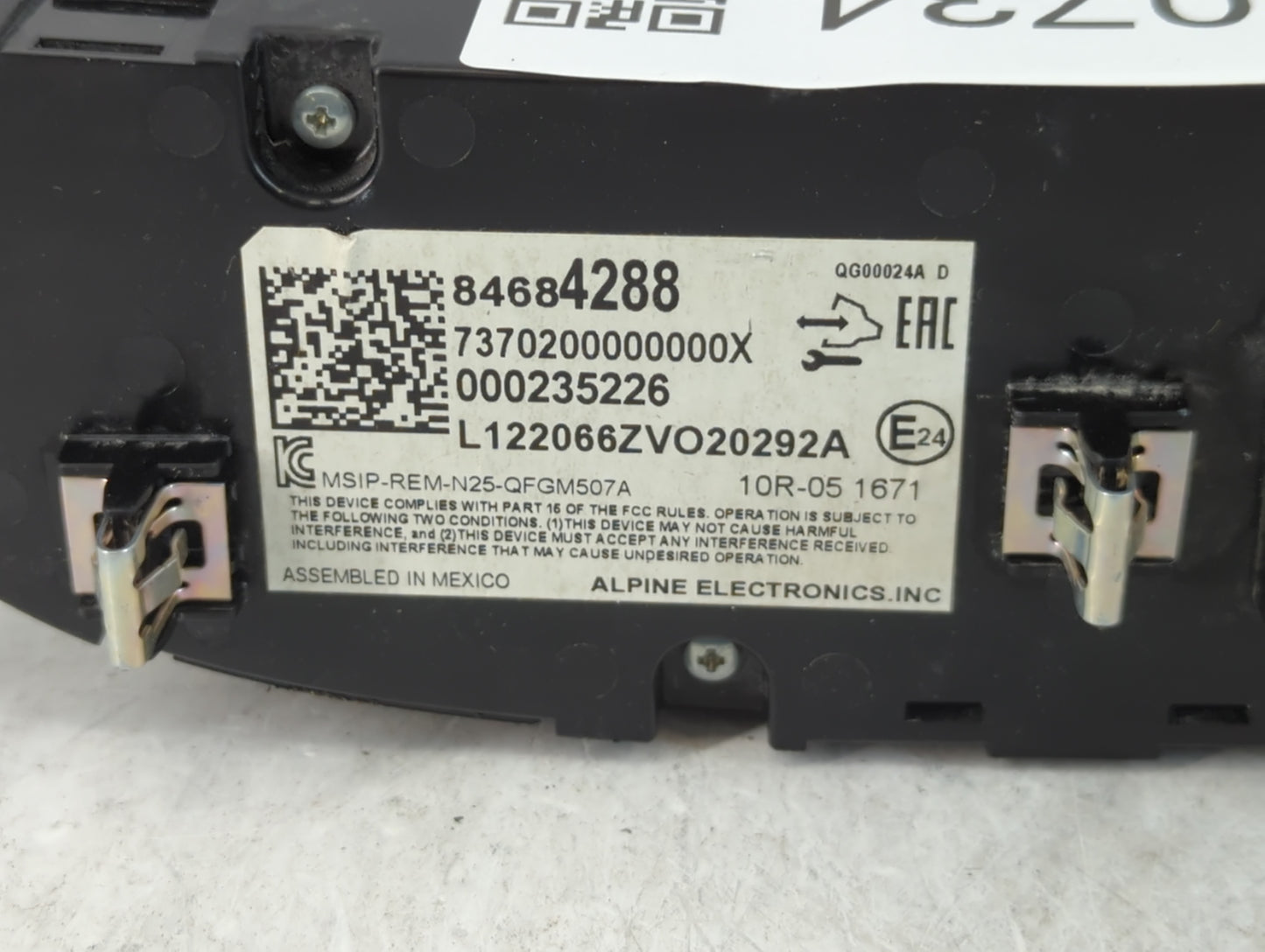 2018-2021 Chevrolet Malibu Climate Control Module Temperature AC/Heater Replacement P/N:84684288 Fits Fits 2018 2019 2020 2021 OEM Used Auto Parts