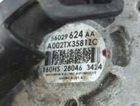 2014-2018 Jeep Cherokee Alternator Replacement Generator Charging Assembly Engine OEM P/N:A002TX3581ZC 56029624AA Fits OEM Used Auto Parts - Oemusedautoparts1.com