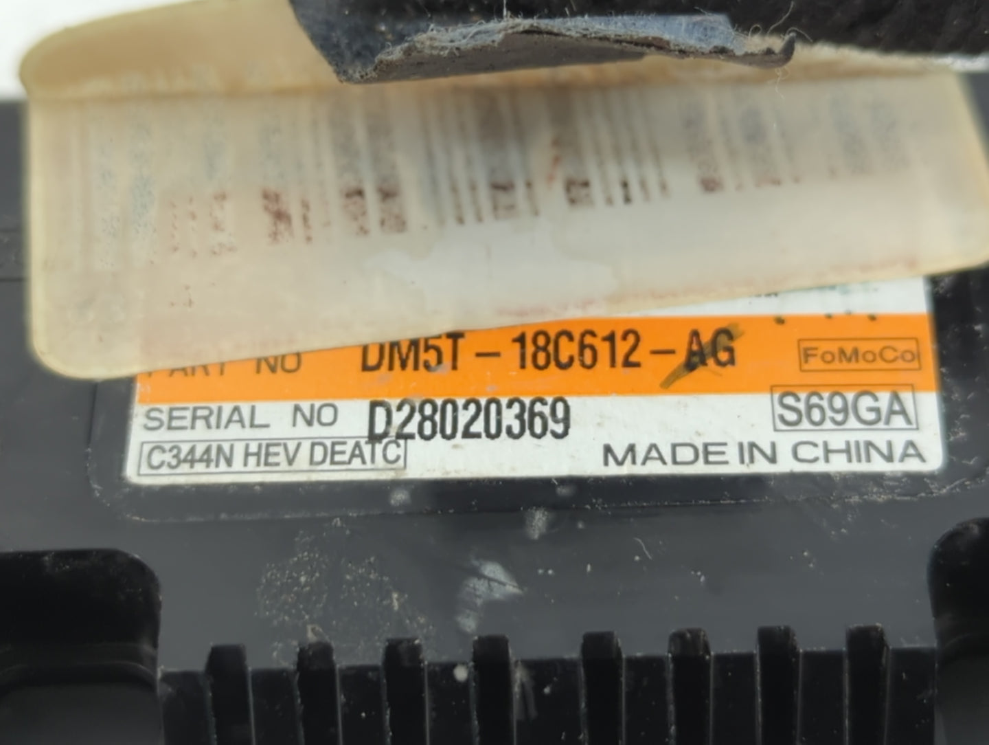2013-2016 Ford C-Max Climate Control Module Temperature AC/Heater Replacement P/N:DM5T-18C612-AG Fits Fits 2013 2014 2015 2016 OEM Used Auto Parts - Oemusedautoparts1.com