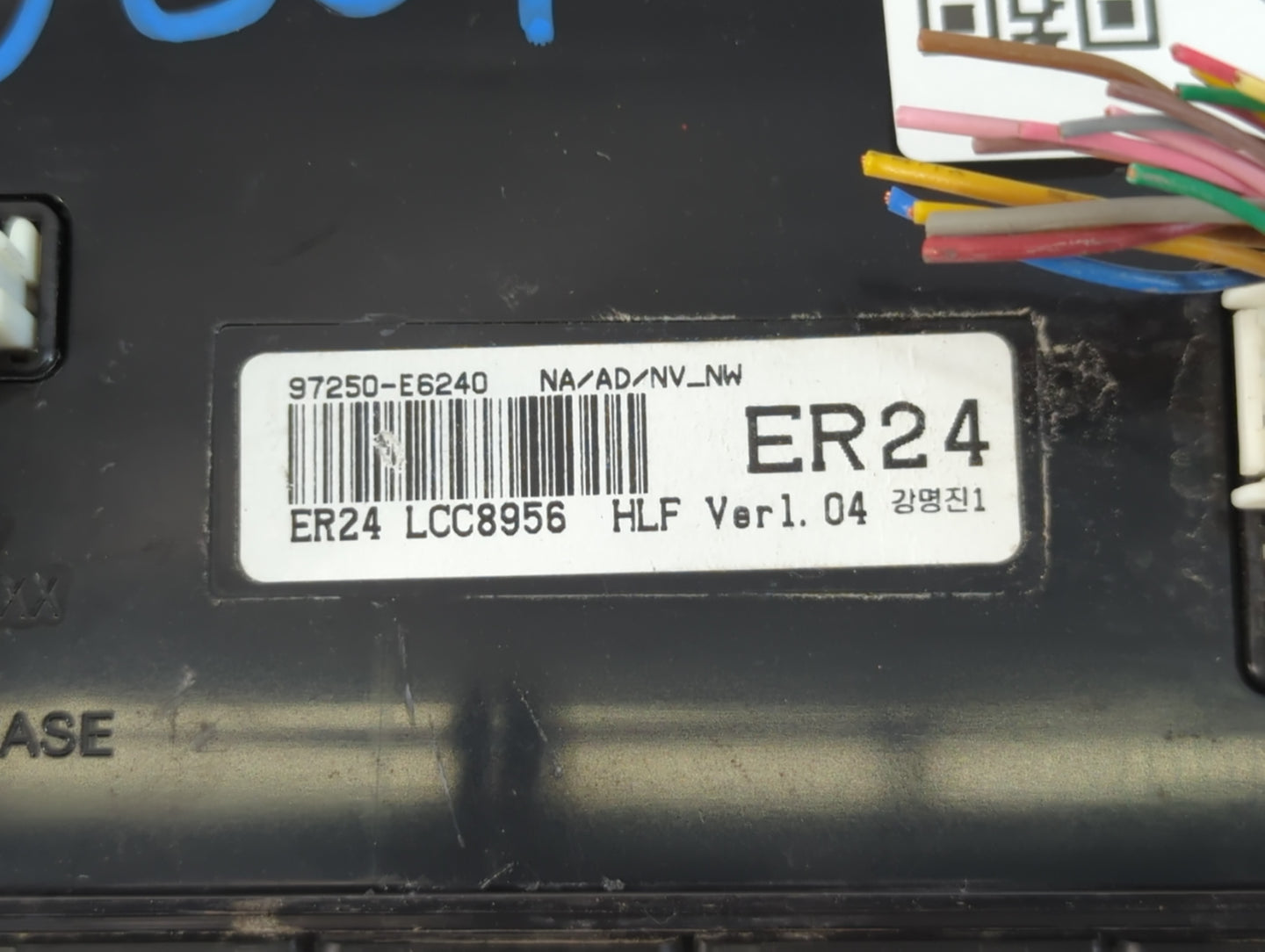 2016-2017 Hyundai Sonata Climate Control Module Temperature AC/Heater Replacement P/N:97250-E6240 Fits Fits 2016 2017 OEM Used Auto Parts - Oemusedautoparts1.com
