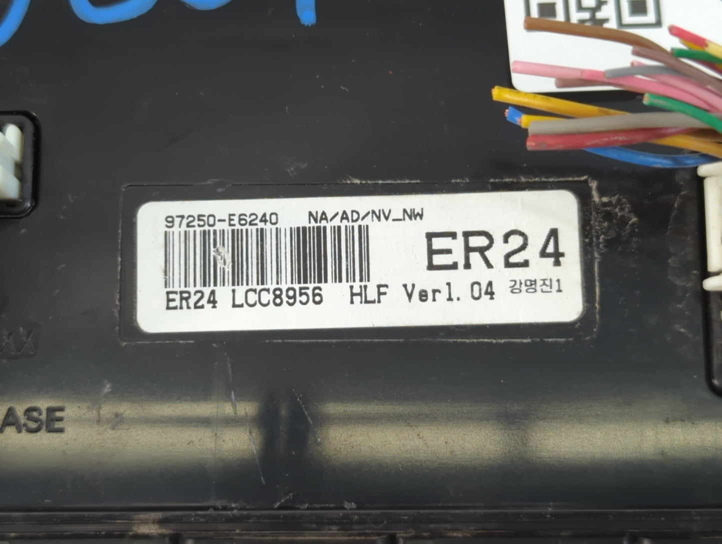 2016-2017 Hyundai Sonata Climate Control Module Temperature AC/Heater Replacement P/N:97250-E6240 Fits Fits 2016 2017 OEM Used Auto Parts - Oemusedautoparts1.com