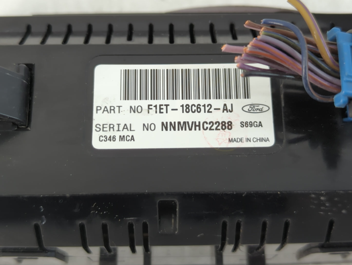 2015-2018 Ford Focus Climate Control Module Temperature AC/Heater Replacement P/N:F1ET-18C612-AJ Fits Fits 2015 2016 2017 2018 OEM Used Auto Parts - Oemusedautoparts1.com