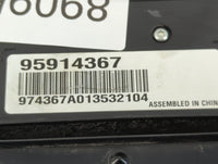 2015-2018 Ford Focus Climate Control Module Temperature AC/Heater Replacement P/N:95914367 Fits Fits 2015 2016 2017 2018 OEM Used Auto Parts