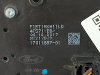 2017-2019 Ford Escape Radio AM FM Cd Player Receiver Replacement P/N:F1ET18K811LD Fits Fits 2015 2016 2017 2018 2019 OEM Used Auto Parts - Oemusedautoparts1.com
