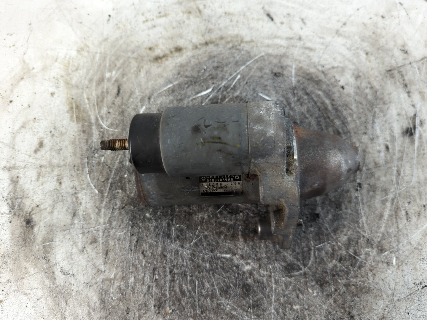 2011-2020 Dodge Grand Caravan Car Starter Motor Solenoid OEM P/N:428000-7200 04801839AB Fits OEM Used Auto Parts - Oemusedautoparts1.com