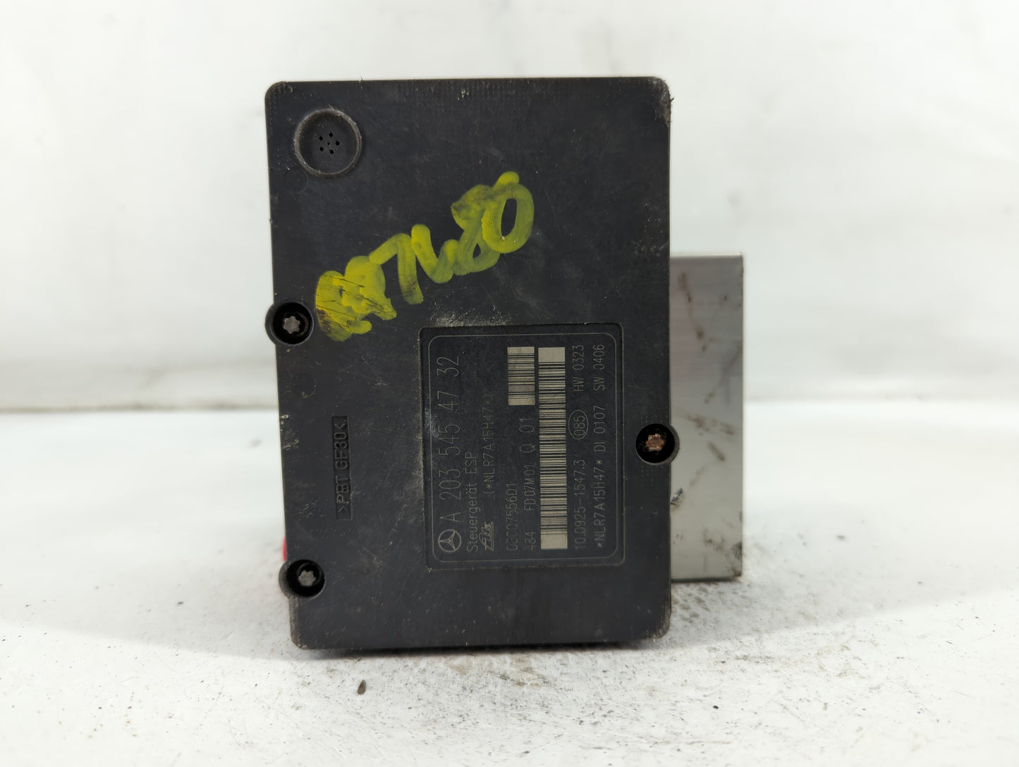 2006-2007 Mercedes-Benz C350 ABS Pump Control Module Replacement P/N:A 203 431 16 12 Fits Fits 2006 2007 OEM Used Auto Parts - Oemusedautoparts1.com