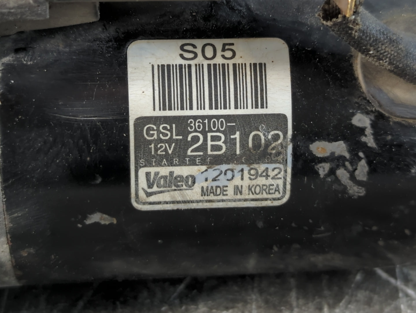 2012-2017 Hyundai Accent Car Starter Motor Solenoid OEM P/N:36100-2B102 Fits Fits 2012 2013 2014 2015 2016 2017 OEM Used Auto Parts - Oemusedautoparts1.com